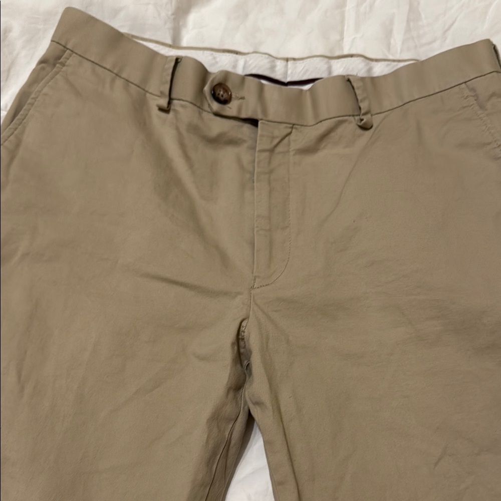 Joseph Abboud Tan Casual Chino Pants